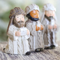 Knit Resin Nativity