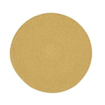 Placemat Essex Round Cornsilk