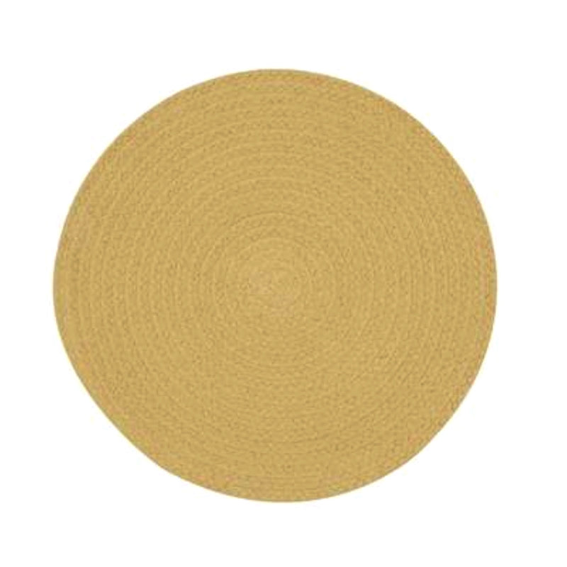 Placemat Essex Round Cornsilk