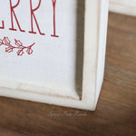 Reversible Blessed Merry Sign