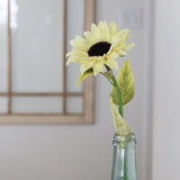 Soft Yellow Sunflower Stem Real Touch 21"
