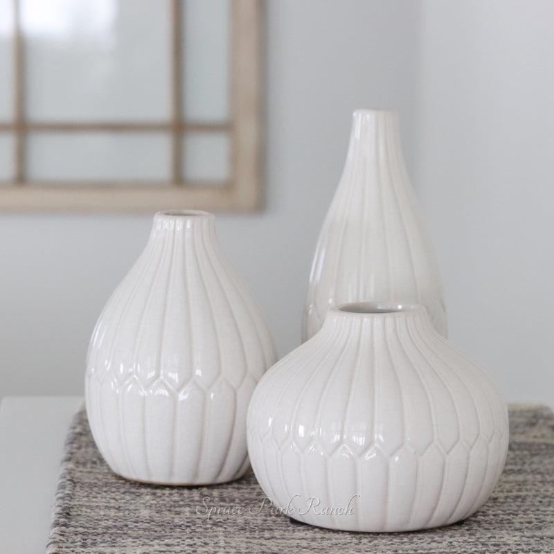 Ceramic Crackle Vase