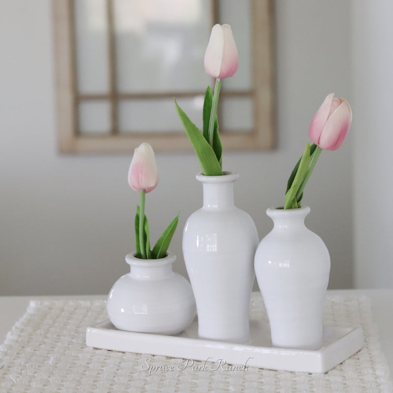 Three Vase Cluster Tray