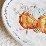 Rustic Watercolour Pumpkin Plate
