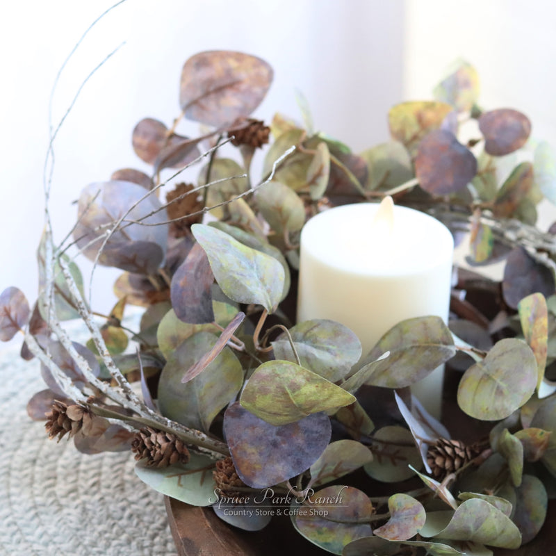 Fog Veiled Eucalyptus Candle Ring