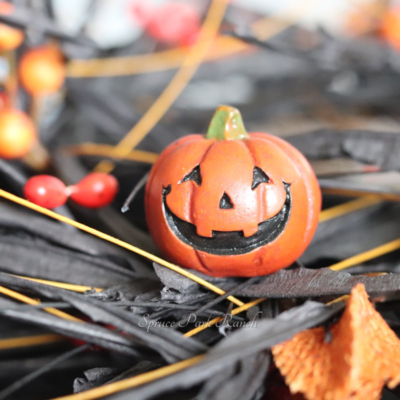 Mini Resin Jack O'Lantern