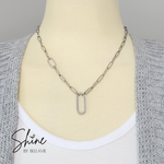 Zoe Paperclip Necklace